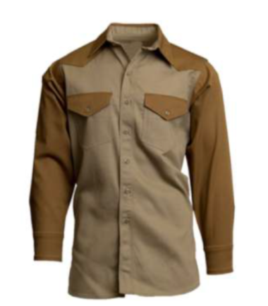 Forge Men's Two Tone Welding Work Wear Western PPE