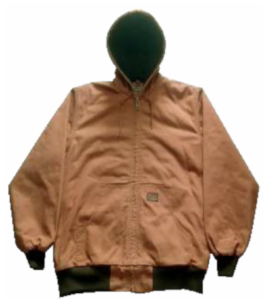 Forge Men's Lined Canvas Hood Jacket Quilted Cotton Work Wear Western